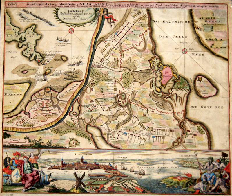 1715: Stadt und Festung Stralsund