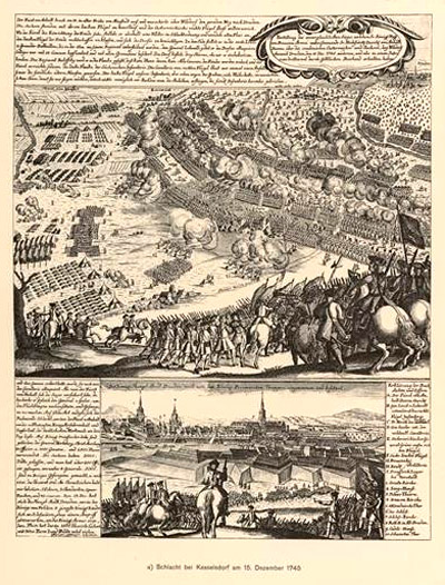 1745: Schlacht bei Kesselsdorf