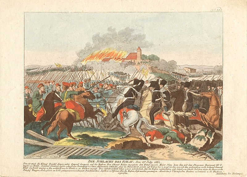 Campe - Gefecht bei Eckau