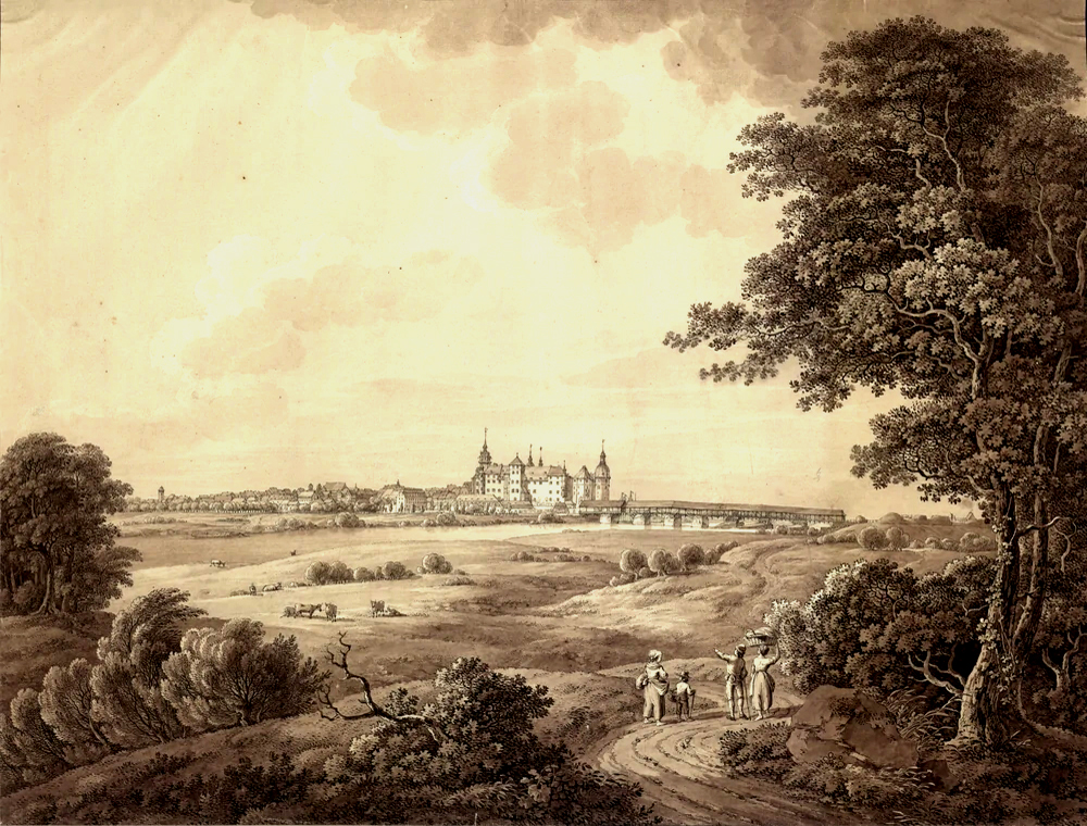 Ansicht der Festungsstadt Torgau