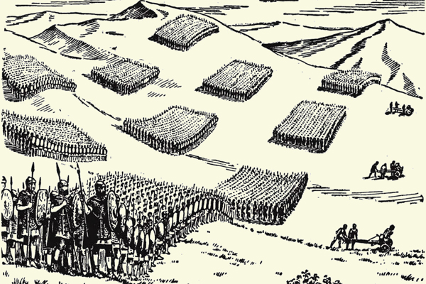 römische Kohorten-Taktik