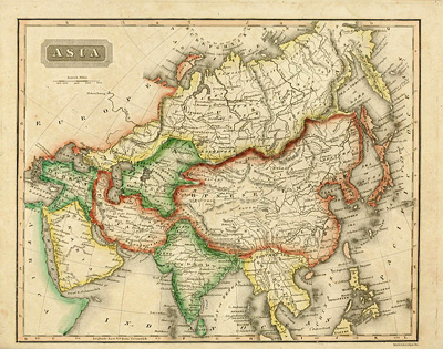 Asien um 1825