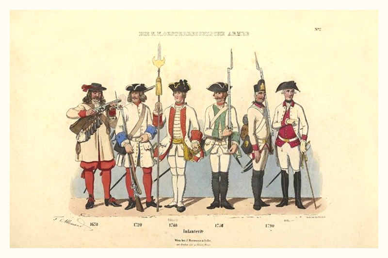 Österreichische Armee - Deutsche Infanterie