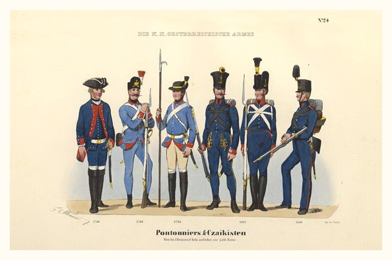 Österreichische Armee - Pontonniers