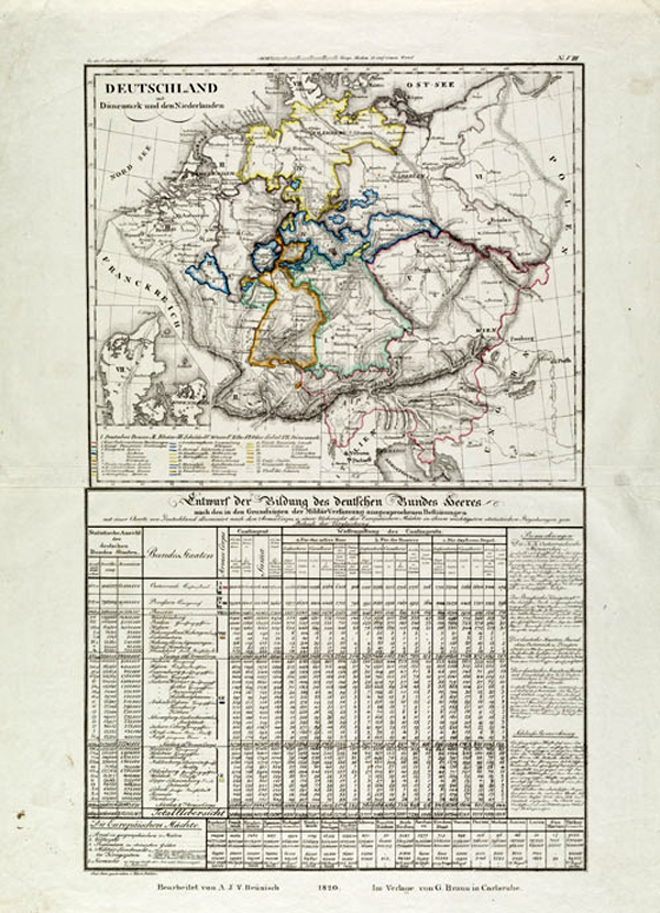 Entwurf der Bildung des deutschen Bundes-Heeres