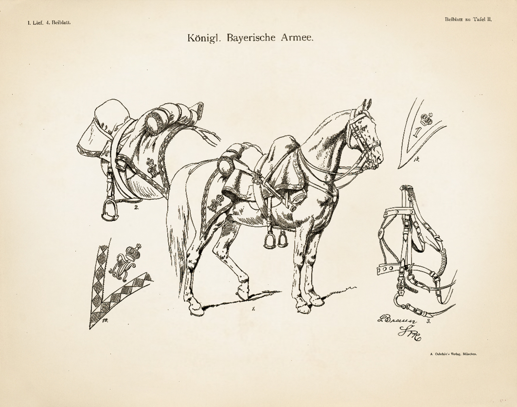 Kgl.-Bay. Armee - Chevaulegers 1807-1819 - Detailstudie 1