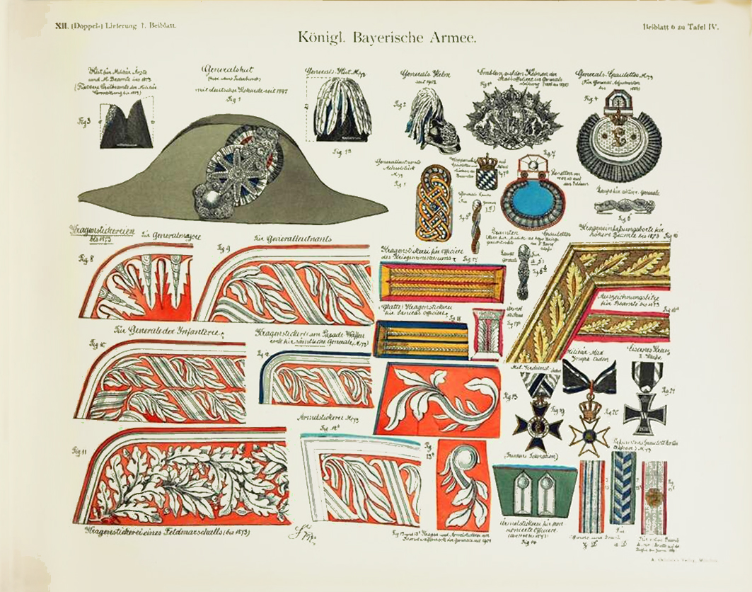 Kgl.-Bay. Armee - Generalität 1806-1859 - Detailstudie 6