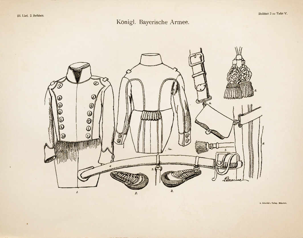 Kgl.-Bay. Armee - Ulanen-Regiment 1813-1822 - Detailstudie 2