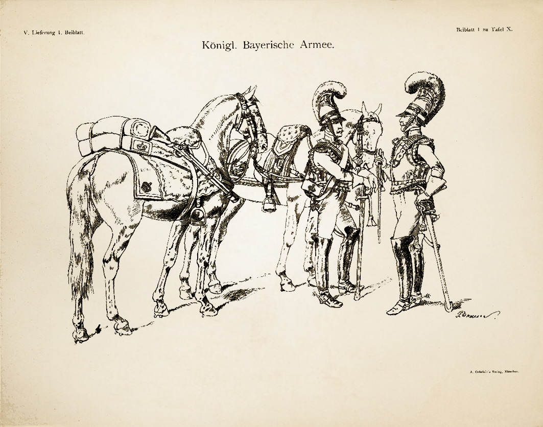 Kgl.-Bay. Armee - Kavallerie 1823-1827 - Detailstudie 1