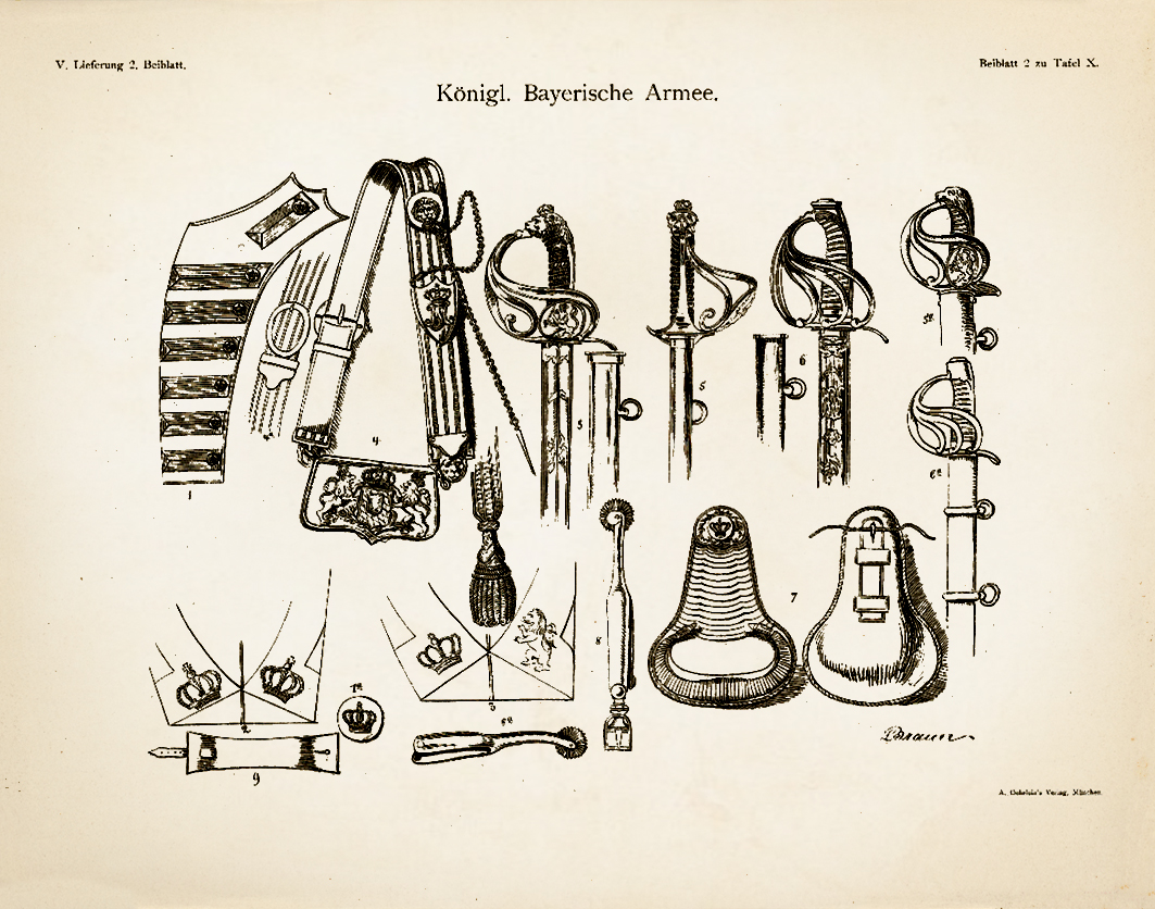 Kgl.-Bay. Armee - Kavallerie 1823-1827 - Detailstudie 2
