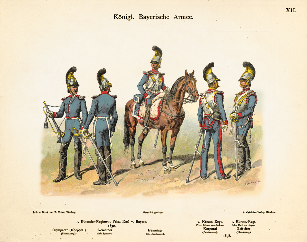 Kgl.-Bay. Armee - Kürassiere 1830-1838