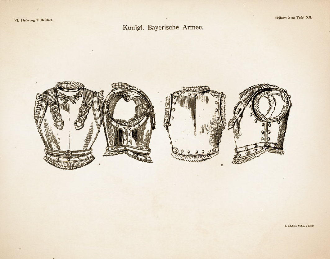 Kgl.-Bay. Armee - Kürassiere 1830-1838 - Detailstudie 2