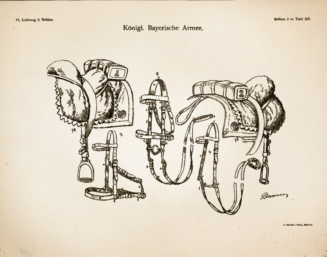 Kgl.-Bay. Armee - Kürassiere 1830-1838 - Detailstudie 3
