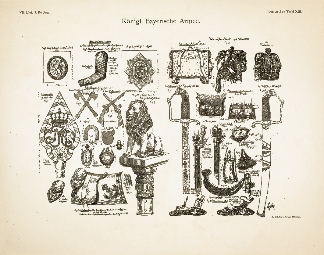 Kgl.-Bay. Armee - Infanterie 1826-1834 - Detailstudie 3