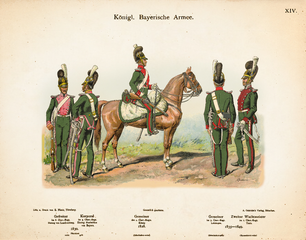 Kgl.-Bay. Armee - Chevaulegers 1828-1849