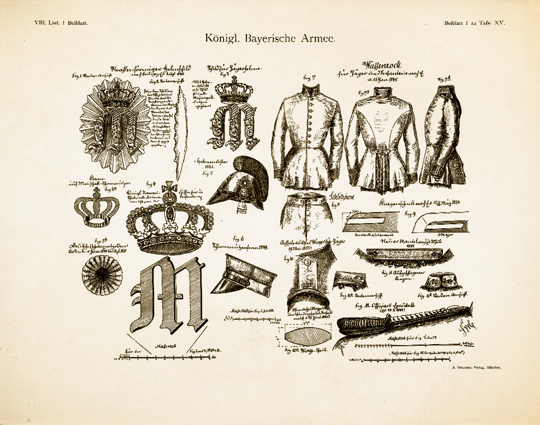 Kgl.-Bay. Armee - Infanterie 1836-1868 - Detailstudie 1