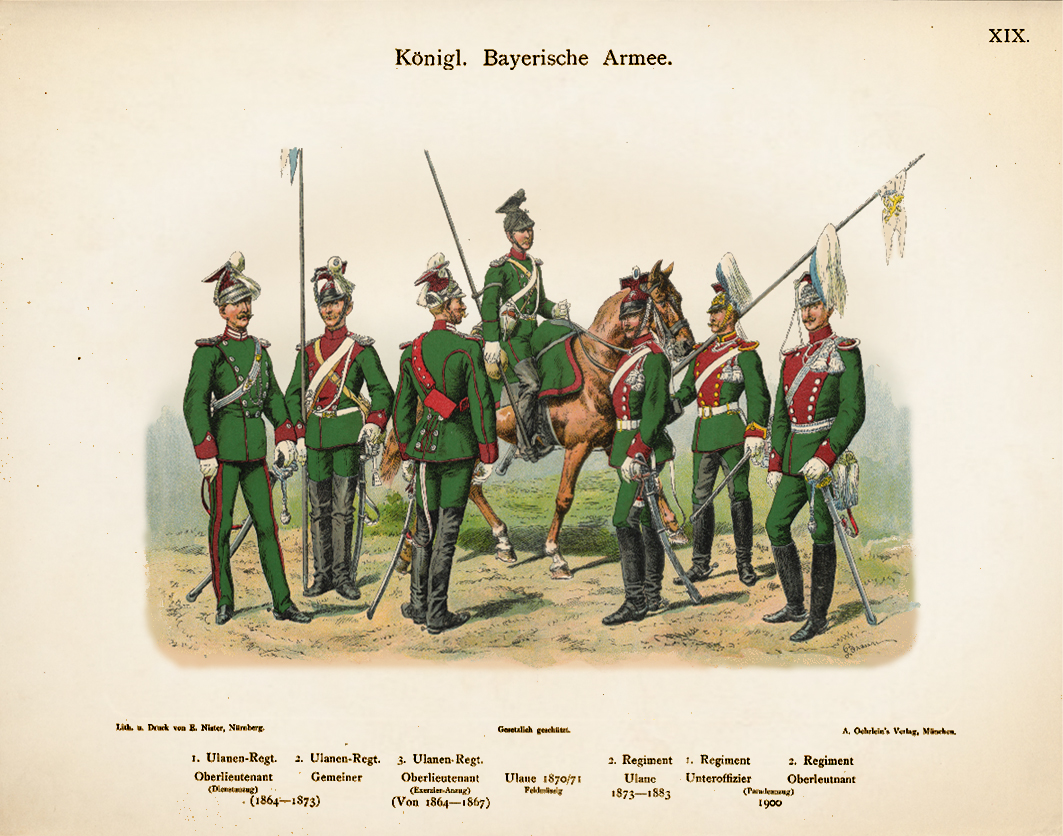 Kgl.-Bay. Armee - Ulanen 1864-1900