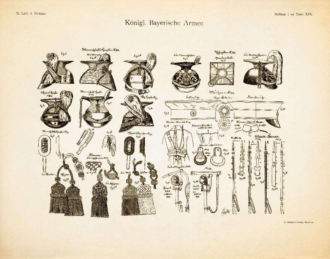 Kgl.-Bay. Armee - Ulanen 1864-1900 - Detailstudie 1