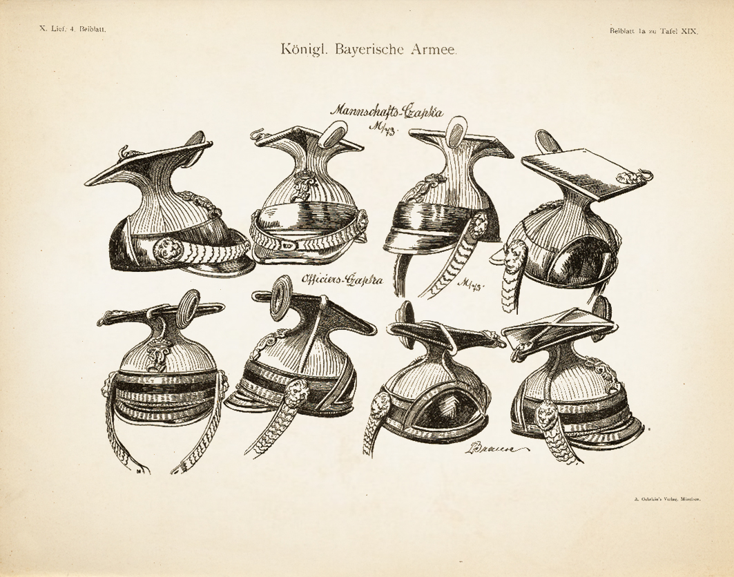 Kgl.-Bay. Armee - Ulanen 1864-1900 - Detailstudie 1a