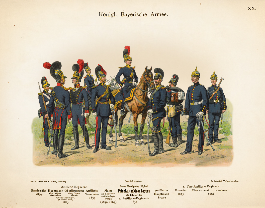 Kgl.-Bay. Armee - Artillerie 1823-1900