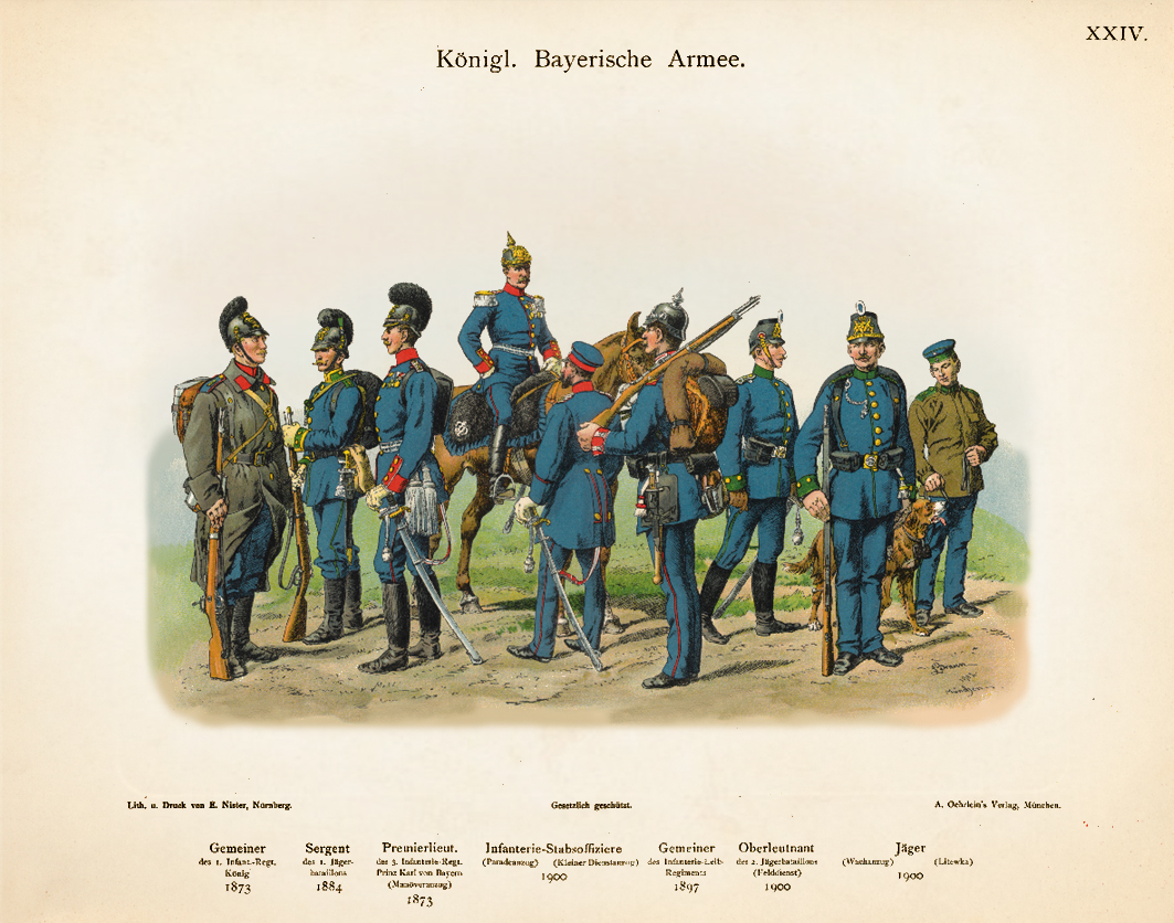 Kgl.-Bay. Armee - Infanterie 1873-1900