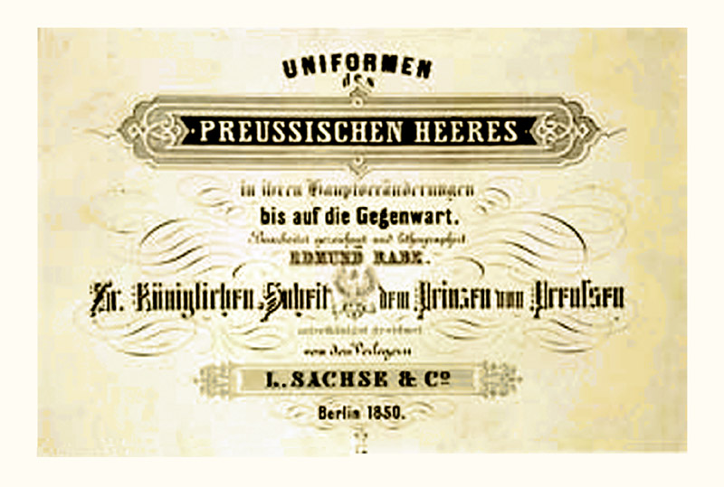 Preussisches Heer - Titelblatt