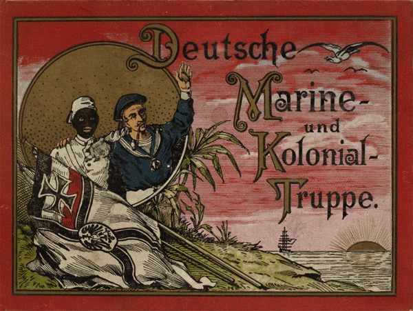 Einband Deutsche Marine- und Kolonial Truppe