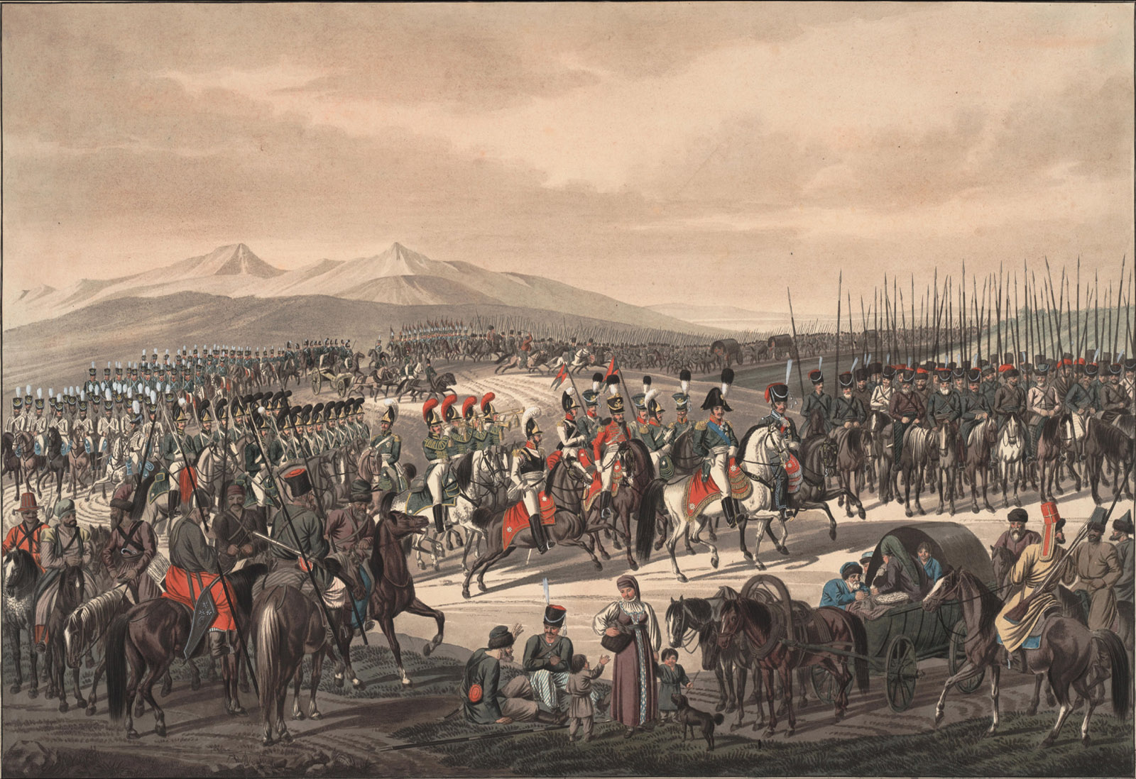 Heerschau - Russland- Garde