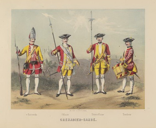 Leibgarde um 1730