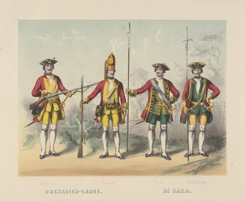 Leibgarde um 1734