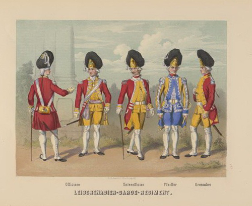 Leibgarde um 1764
