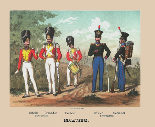 Leibgarde um 1832