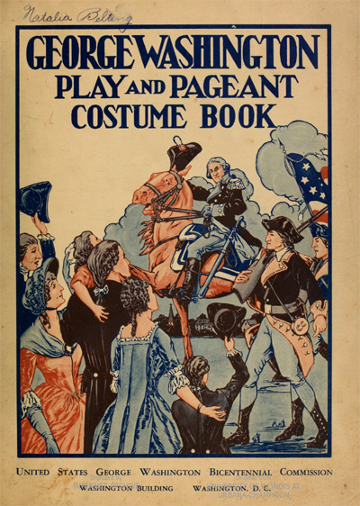 Einband "George Washington ... costume book"