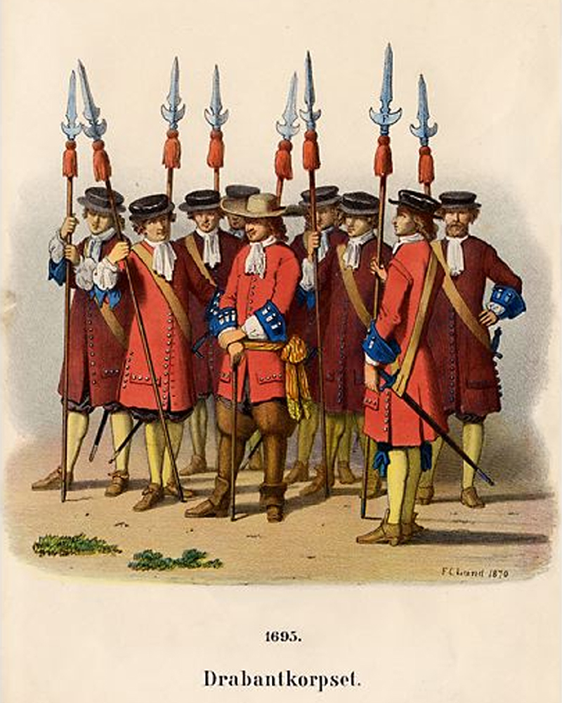 Dänemark um 1695 - Trabanten