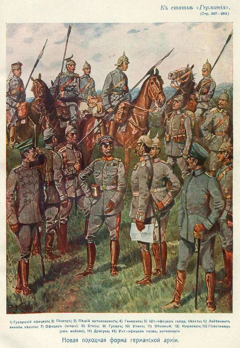 Richard Knötel - Die deutsche Felduniform