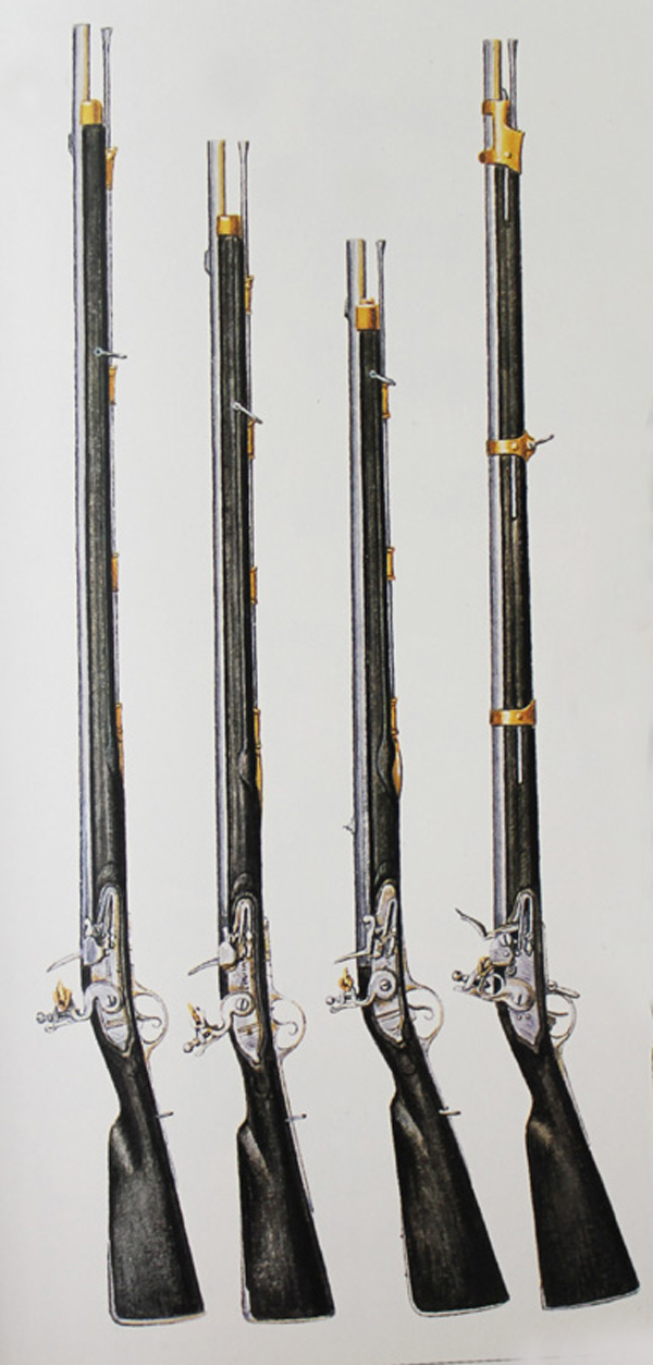 preussische Infanteriegewehre M1780, M1801 und M1809