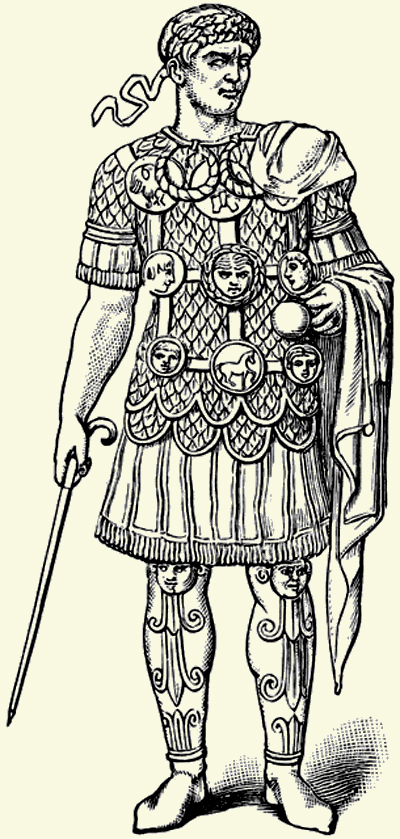 Zenturio; Lehrbuch-Illustration