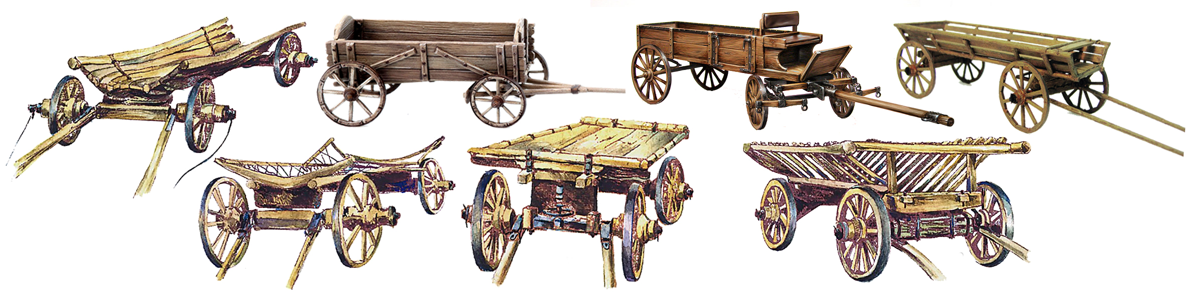 Russland - Pferdewagen 1812
