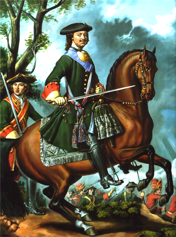 Peter I. bei Poltawa