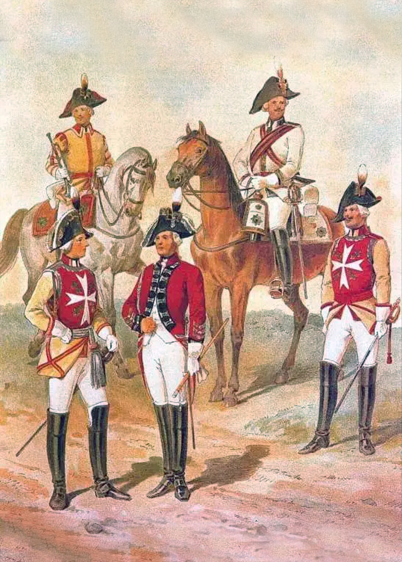 Chevalier-Garde um 1801