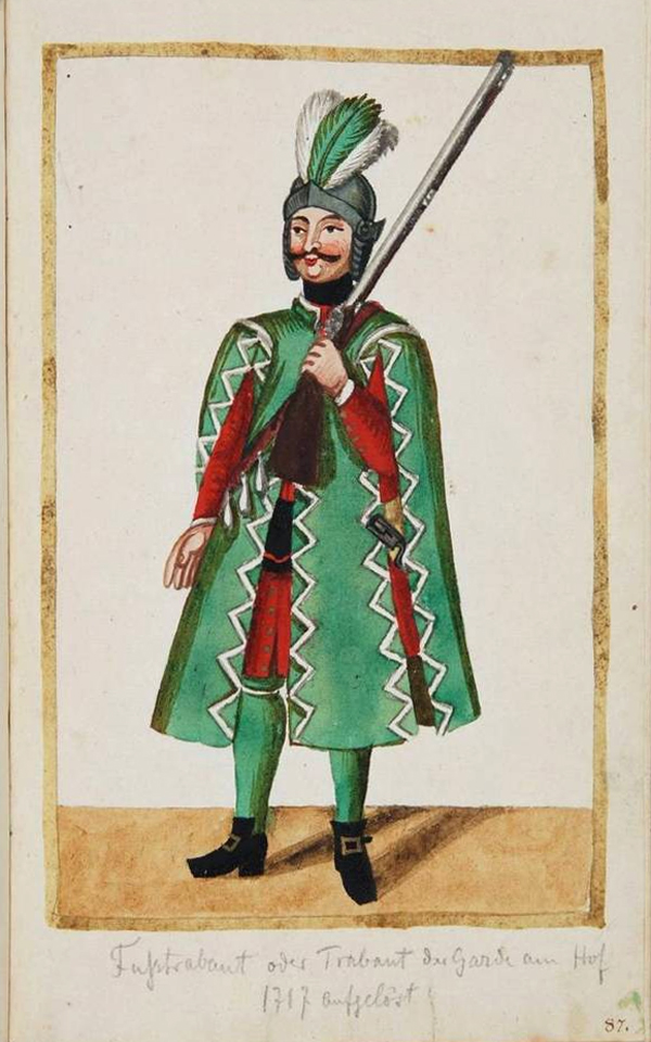 Sachsen um 1719 - Hoftrabant