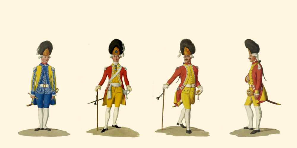 Leibgrenadiergarde um 1764