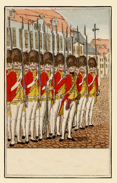 Leibgrenadiergarde um 1790
