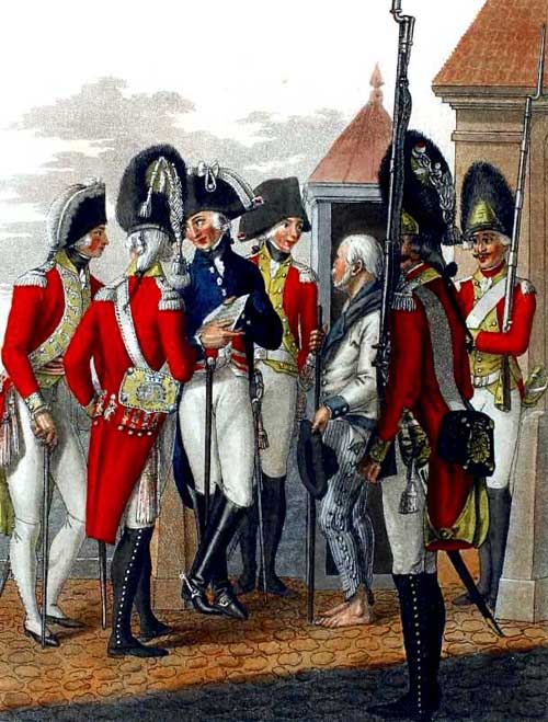 Leibgrenadiergarde um 1806