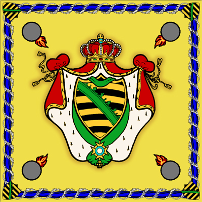 Ordinärfahne um 1815; Avers