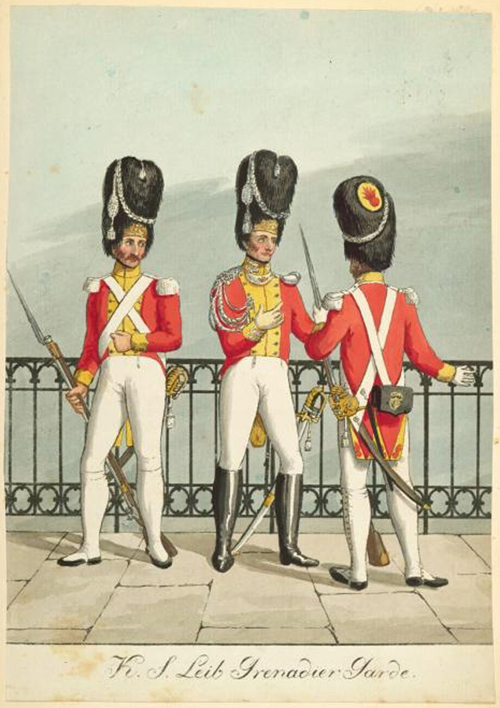 Leibgrenadiergarde um 1820