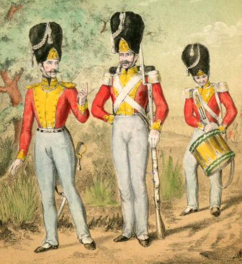 Leibgrenadiergarde um 1830