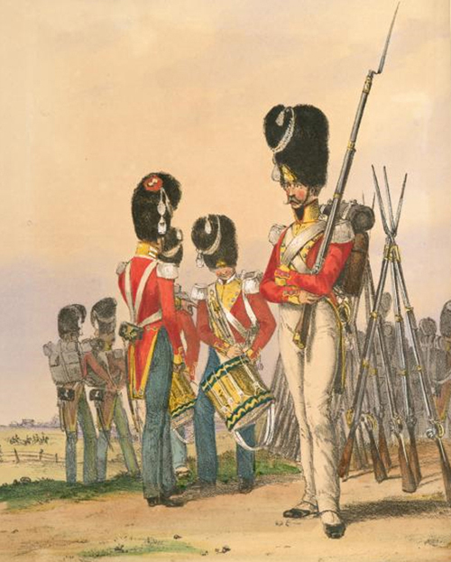 Garde-Division um 1835
