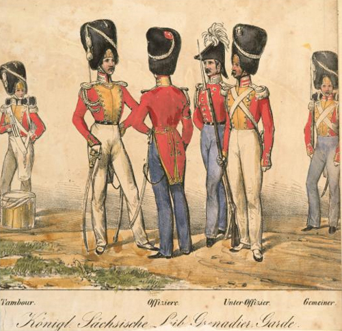 Garde-Division um 1835