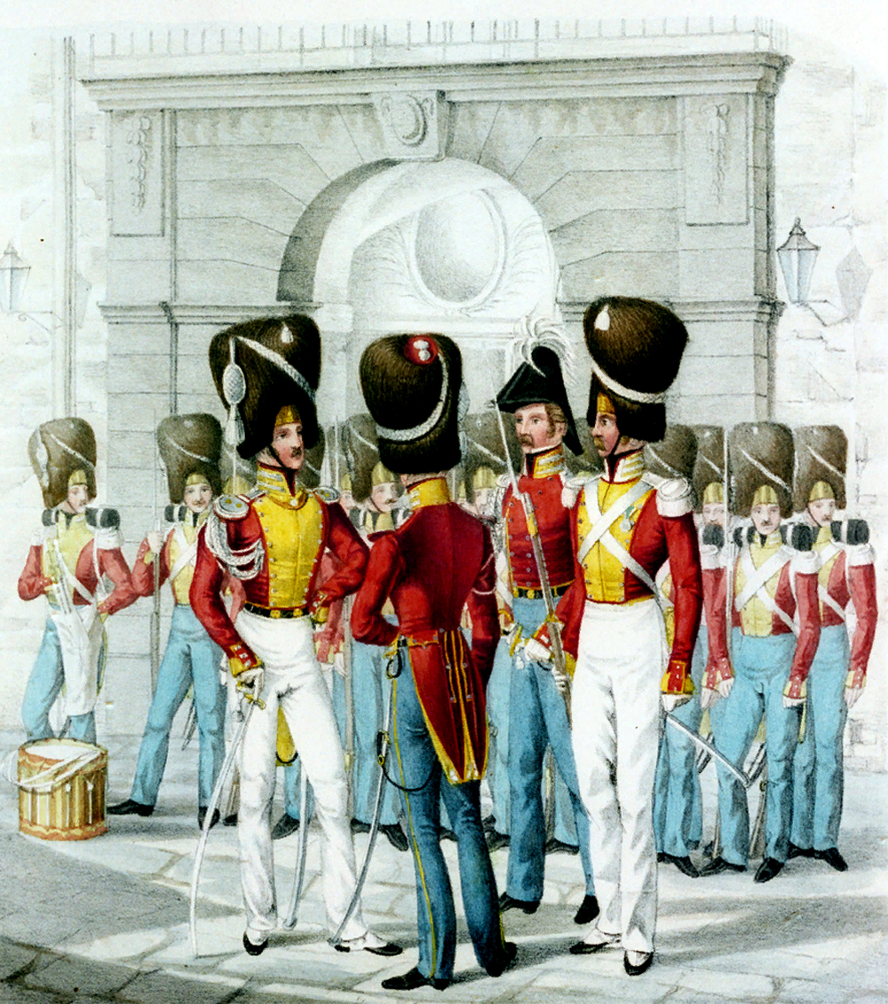 Garde-Division um 1835